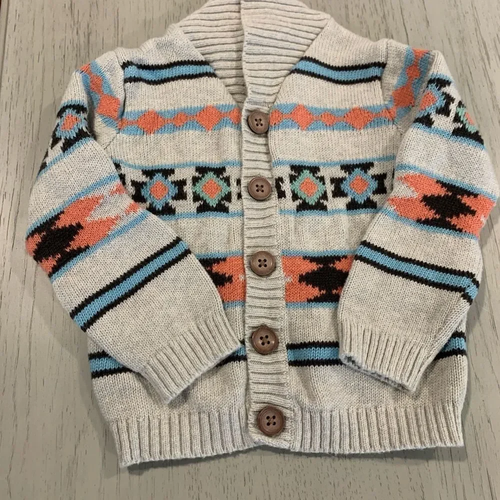 The Children's Place Boys Blue Jeans and  Old Navy/ Carter’s Sweater